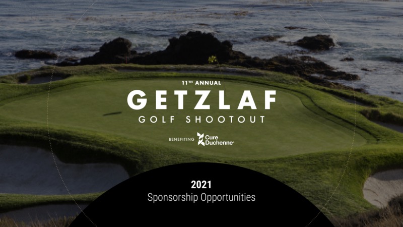 Getzlaf Golf Shootout sponsorship deck slide