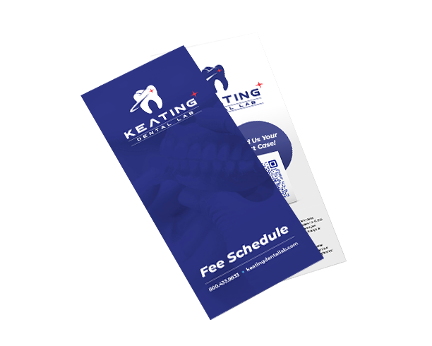 Keating Dental Lab brochure design